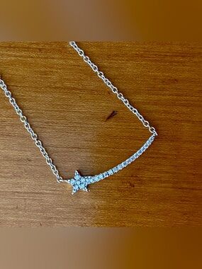 LaFonn Sterling Silver Shooting Star Necklace
